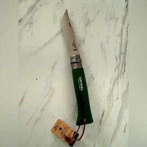 Opinel No 8 Bushwacker Knife with lock pin for fixed blade or folded
